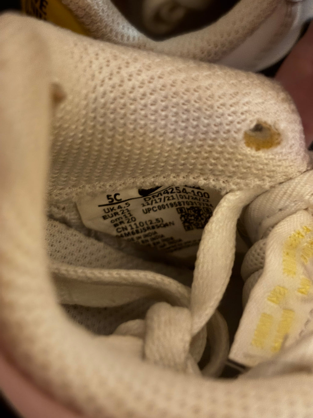 Nike Kids' Force 1 LV8 'Have A Nike Day' White & Black Sneakers