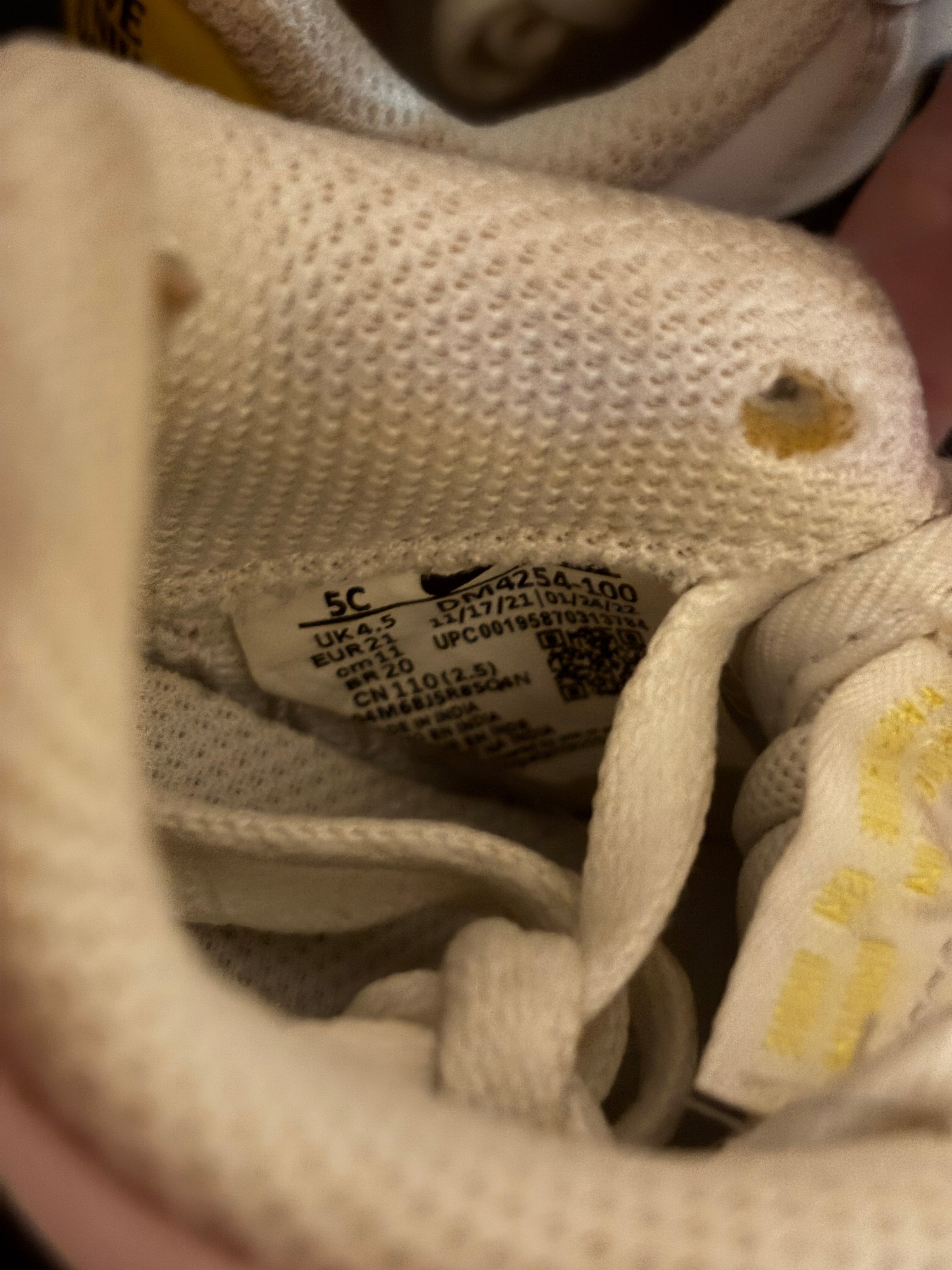 Nike Kids' Force 1 LV8 'Have A Nike Day' White & Black Sneakers