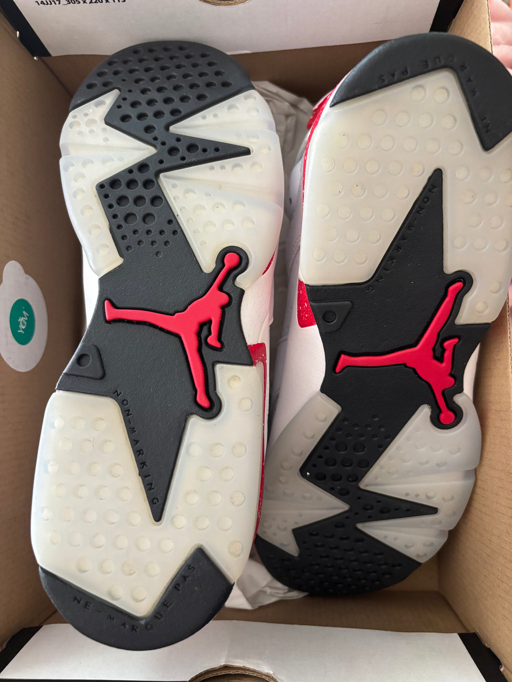 Jordan Kids Air Jordan 6 Retro White/Red